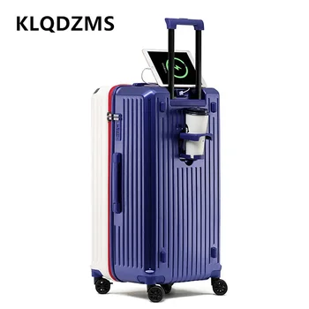 KLQDZMS Cabin Suitcase USB Charging Boarding Box 24 1