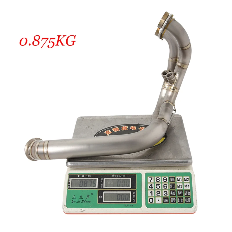 Motorcycle Exhaust Modify Escape Moto System Muffler titanium alloy Front Link Pipe Slip On For CFMOTO 800MT CF 800-5A 2021 2022 - Image 4