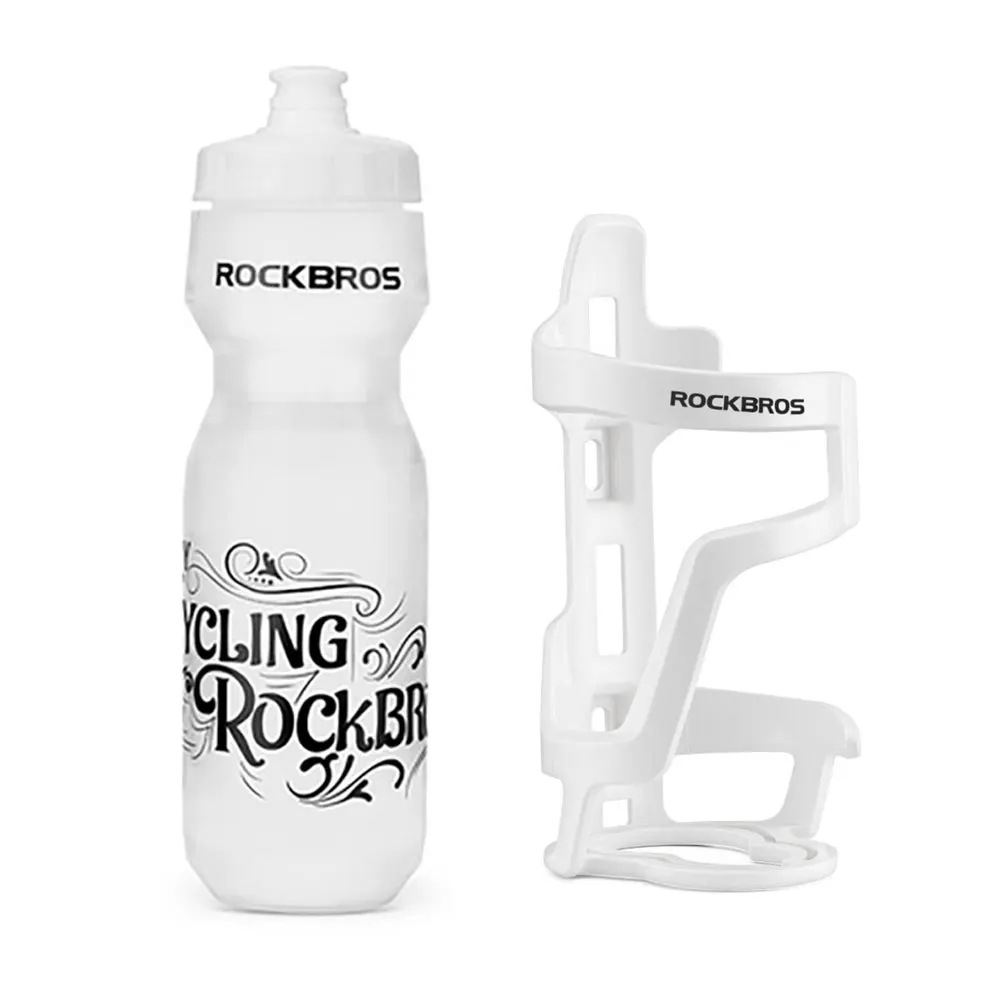 ROCKBROS PP5 Cycling Water Bottle with Water Bottle Holder MTB Road Bike Squeeze Spray Mount Cycling Cup Holder water bottle bicycle water bottle sports bottle bicycle bottle holder