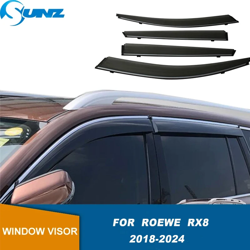 Side Window Deflectors For Roewe RX8 Weathershield Weather Shield Door Visor Sun Rain Guards