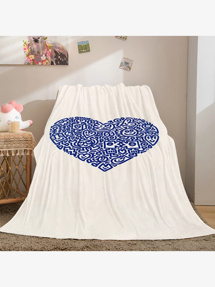 

Nap Warm Winter Blankets Double Bed Blankets Mr Doodles Decorative Sofa Blanket Microfiber Bedding King Size Blanket Knee Fleece
