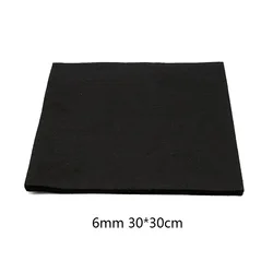 Durable Self - Adhesive Carbon Fiber Protective Sheet - Black 300x300mm High - Temperature Welding Blanket Shield (30x30cm)