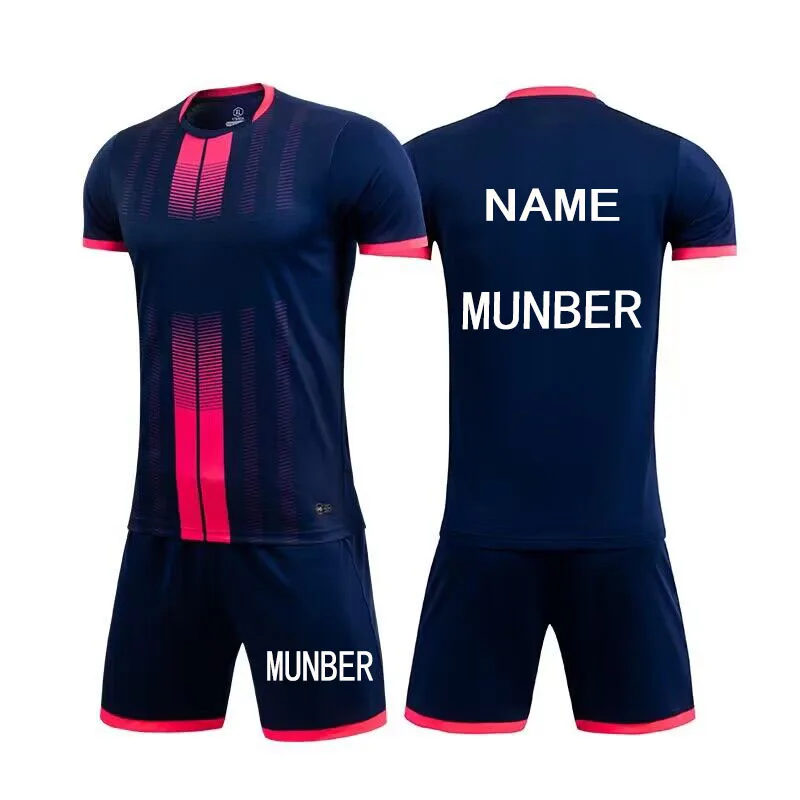 Children Boys Soccer Football Uniforms Short Sleeve Kids Football Uniforms Soccer Tracksuit Jersey Kit
