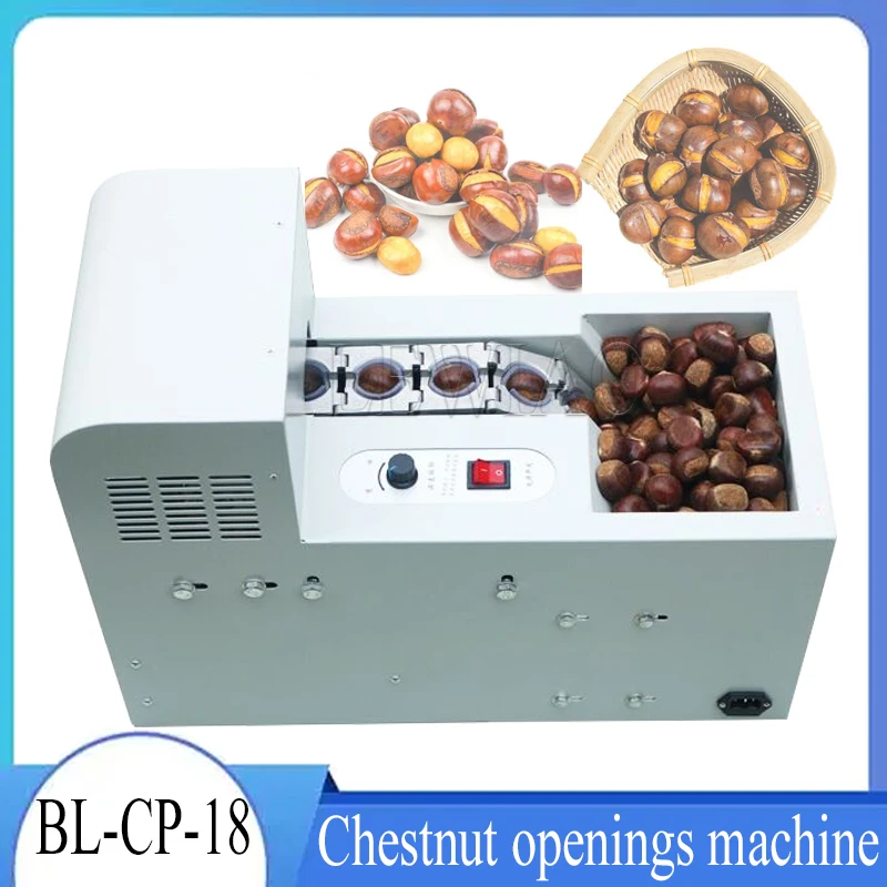 

Electric Chestnut Open Mouth Machine Hazelnut Incision Machine Automatic Chestnut Opening Machine Chestnut Shell Cutter Machine