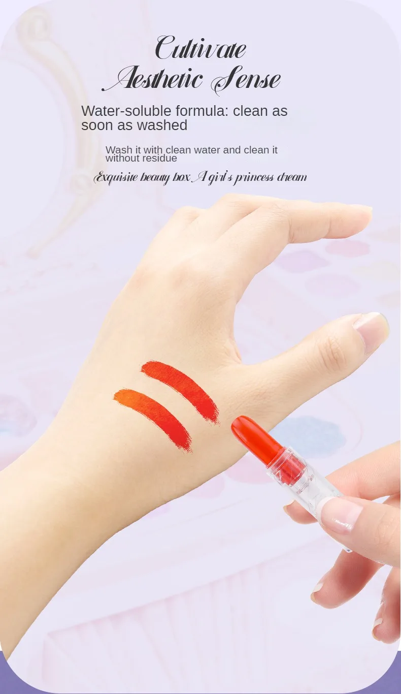 Kids Makeup Kit For Girl, Real Washable Non-Toxic Girls Makeup Kit