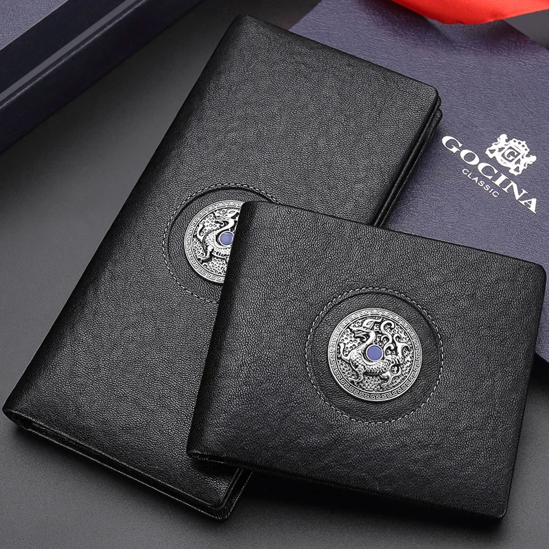Men's wallet Coin wallet men Business Casual Money clip card holder Leather Wallet High capacity Men wallet 3