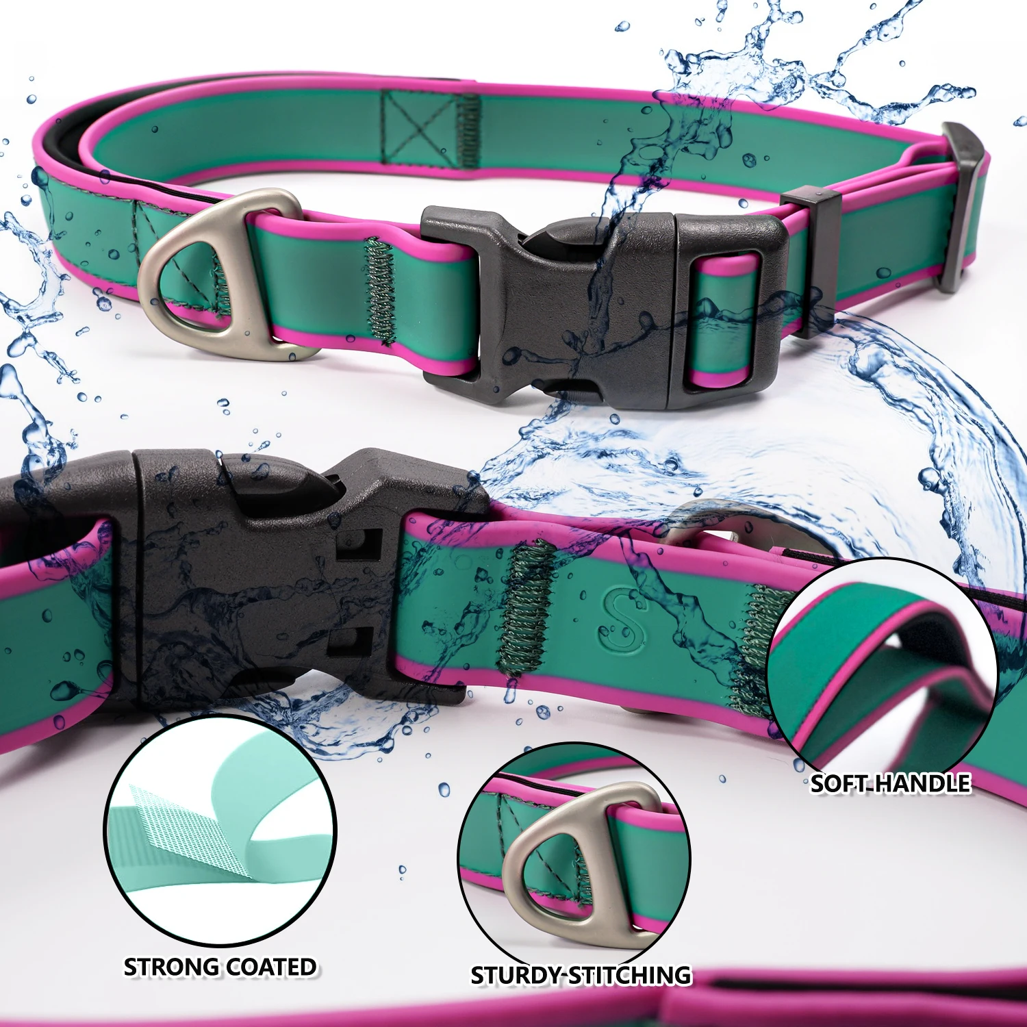 Collier pour chien réglable et imperméable avec boucle rapide_voghion.com