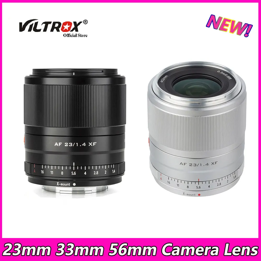 Viltrox 13Mm 23Mm 33Mm 56Mm F1.4 Af Obiettivo Full Frame Messa A Fuoco Automatica Grande Apertura Aps-C Obiettivo Per Fujifilm X X-T4 X-T20 X-T30 Moun