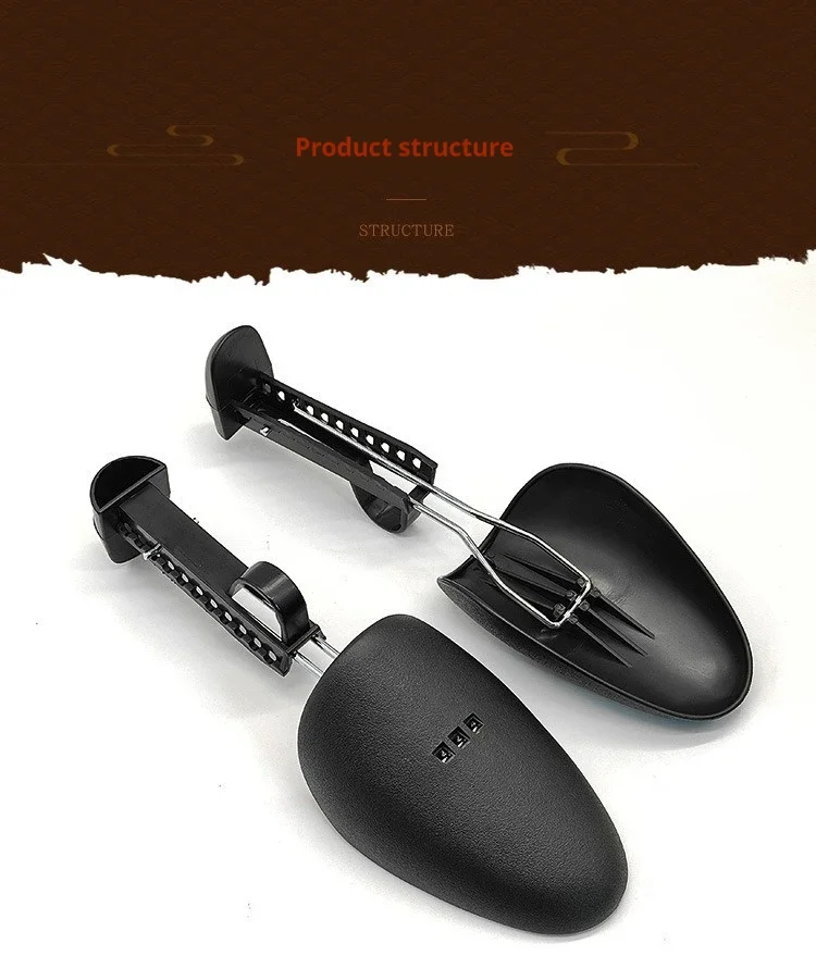 2-teilige neue Stütz-Schuhspanner für Herren, skalierbare Schuhspanner, Unisex, Anti-Falten-Schuh, hält die innere Anti-Verformungs-Formung – Detail 6