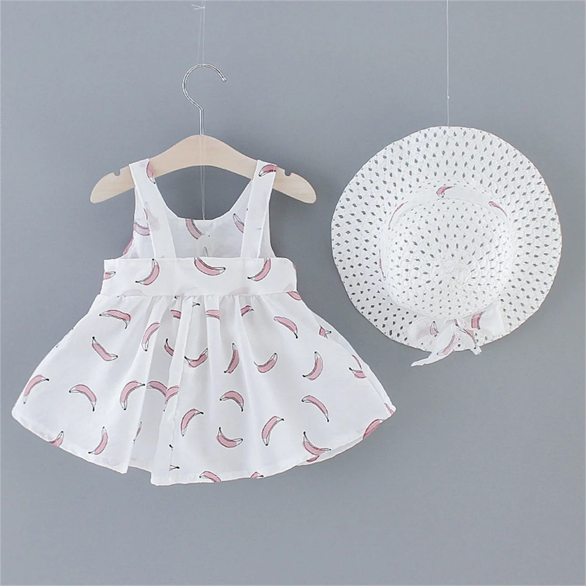 Infant's Fashion Dress with Sun Hat 2