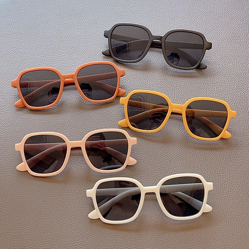 Children Vintage Rectangular Circular Fashion Sunglasses UV400 Girls Boys Colors Acrylic Protection Kids Sun Glasses fashion sunglasses kids sunglasses children sunglasses
