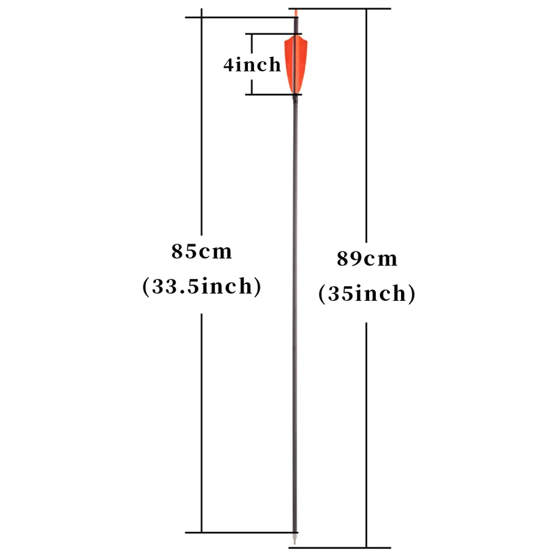 12-Pack Carbon Archery Arrows With Turkey Feathers - Spine 500 For Recurve & Compound Bows (28-31 Inch)