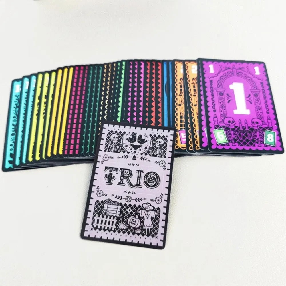Gioco da Tavolo Strategico TRIO, Divertimento per Famiglia e Amici, 3-6 Giocatori, Gioco da Tavolo per Serate di Gioco - immagine 4