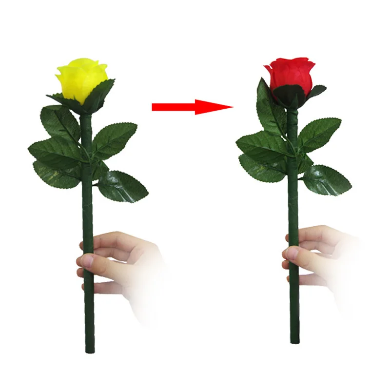 

Color Change Roses (4 Colors) Magic Tricks Discoloration Rose Color Changes Stage Street Illusions Gimmicks Comedy Flower Magia