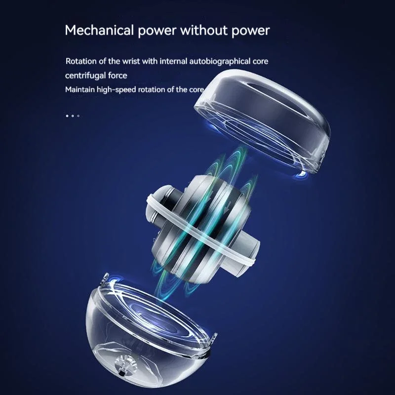 LED Wrist Ball Centrifuge Gyro Wrist Press Automatic Start Range Gyro Ball Arm Hand Muscle Strength Forearm Trainer Fitness Equi hand strengthener,forearm exerciser,gyro ball,wrist exerciser,gyro wrist ball,power ball,hand grip trainer