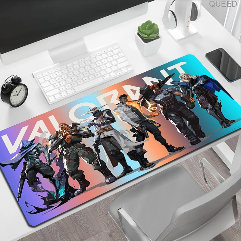 

Gaming Valorant Mouse Pads Computer Pad Gamer Girl Desk Xxl PC Cabinet Carpet Kawaii Gamers Accessories Keyboard Hot Mausepad XL