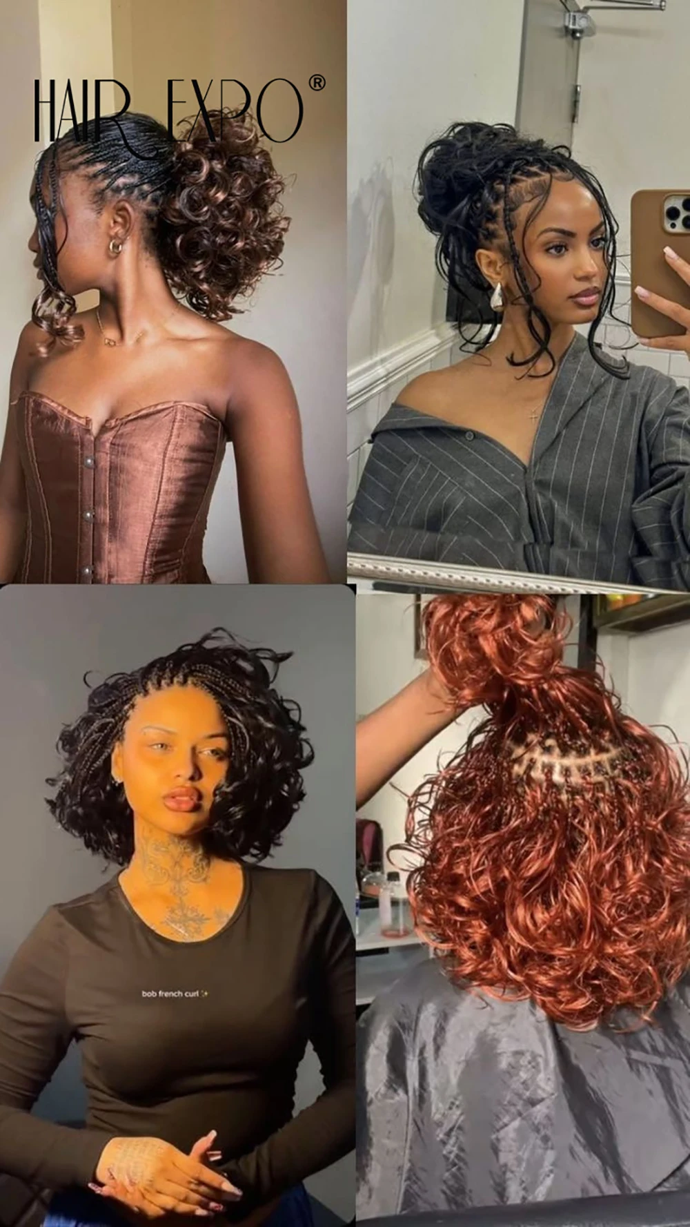 12Inch French Curls Braiding Hair Extensions Synthetic Loose Deep Wave Crochet Braids Pre Stretched Spiral Curly Hair for Women 2