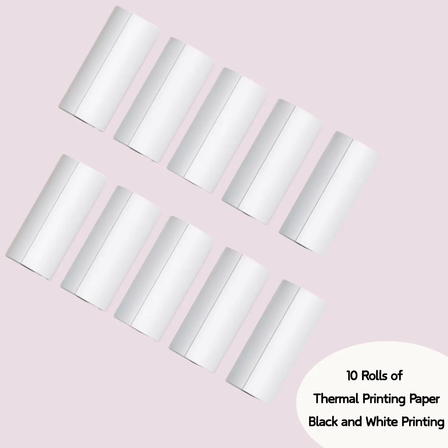 Children's Instant Photo Camera Thermal Printing Paper - Black & White Rolls