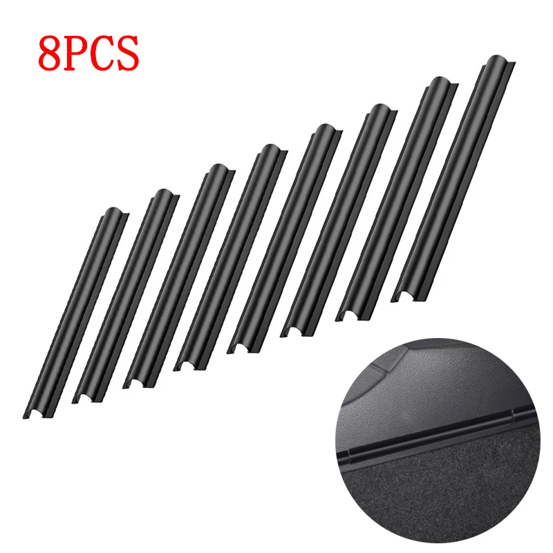 8PCS clip per cavi per auto organizzatori linea di copertura del filo nascosta manicotto del veicolo morsetto del fascio Car styling accessori interni per auto