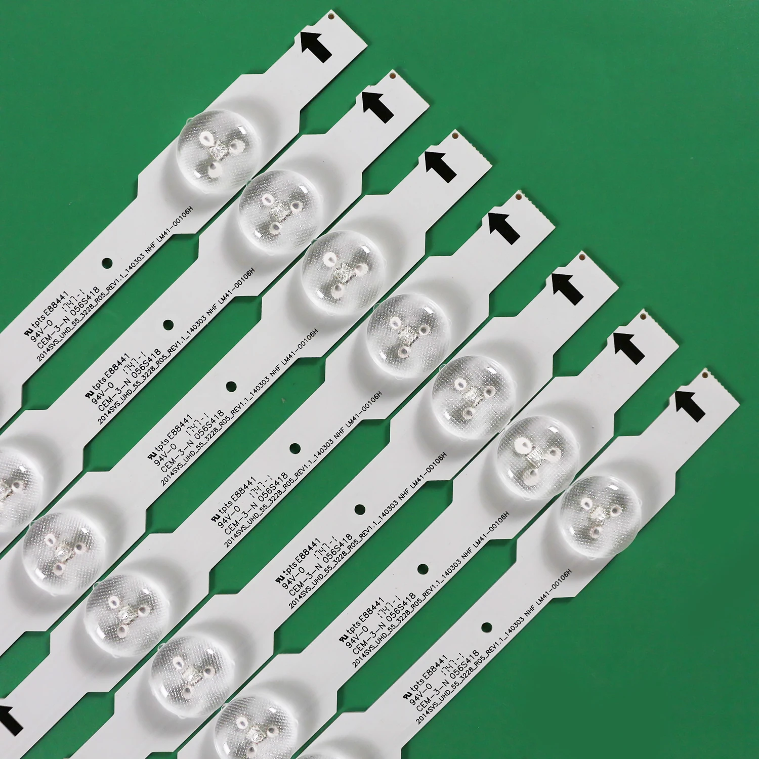 Tira de Retroiluminação Led para Troncos L08 Ue55hu7000 Lm4100089a Lm41-00089b Ua55hu7000 Ue55hu6900d Un55hu6830 - Imagem 5