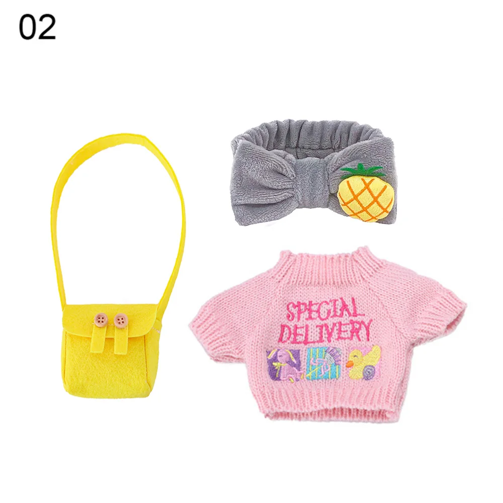 Plush Toy Doll Clothes Plush Toy Accessories Kawaii Mini Yellow Duck 30cm 1 Set