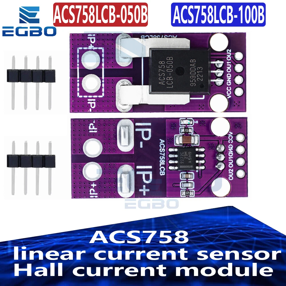 ACS758 ACS758LCB050BPFFT linear current sensor Hall current module