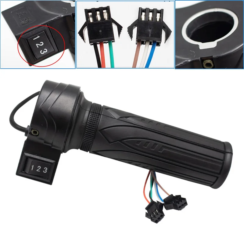 Electric Bike Twist Throttle for Speed Control and Cruise Replacement