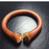 Fashion Unisex Men Women's Couple's Rattan Bangle Bracelet Wood 3
