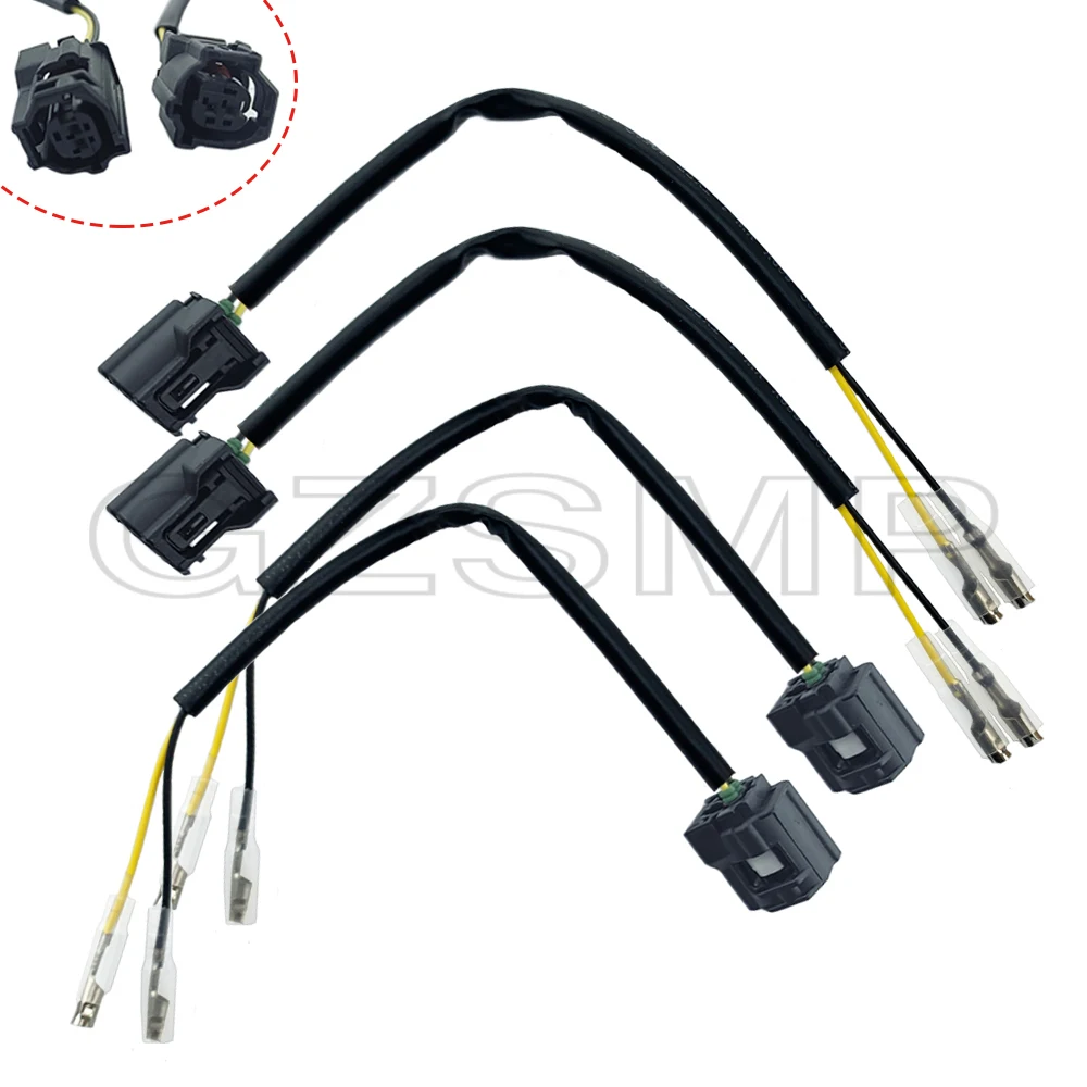 

Разъем для сигнала поворота, подходит для YAMAHA MT03 MT25 MT10 MT09 Tracer 900 XSR 700 YZF R6 R1, мотоциклетные Проводные адаптеры, вилка