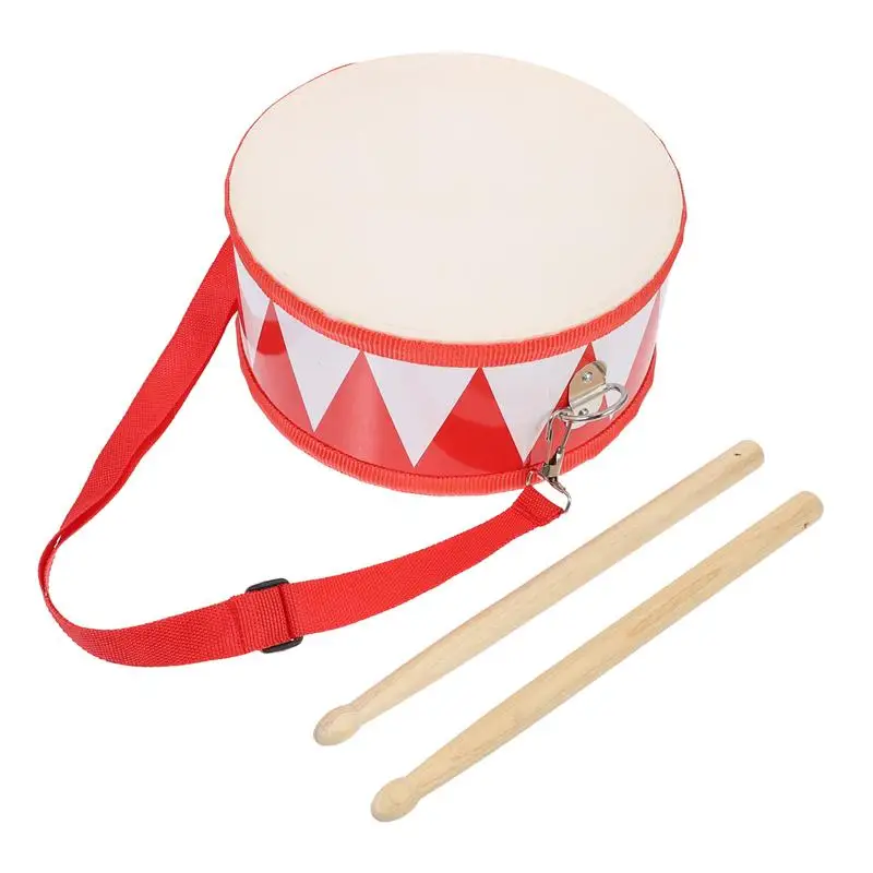 Drum Snare Percussion Toddler Marching Handinstrument Children Child Wooden 11Inch Setdrums Tom Student Performancekit