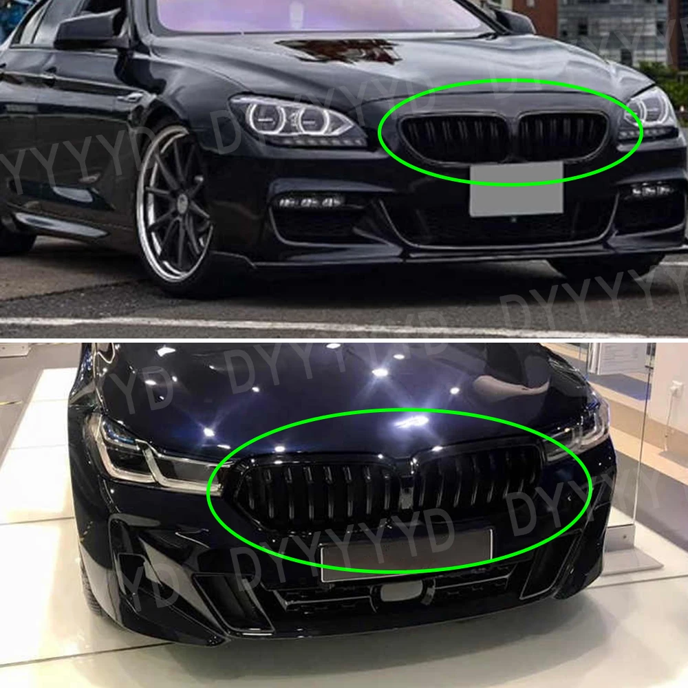 Front Kidney Grille Hood Grills For BMW 6 series GT F06 F12 F13 M6 640i 650i 201