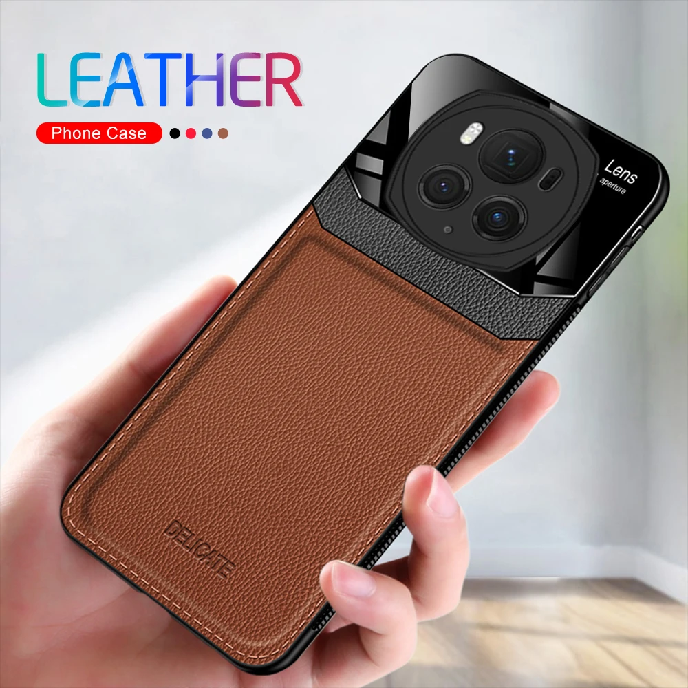 Custodia Per Telefono In Pelle Con Protezione Dell'Obiettivo Per Honor Magic 6 Pro 6Pro Magic6 Magic6Pro Huawei Honer Honar Hone 6 Magic Honor Magic6