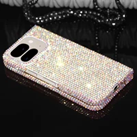 iColors Luxury Diamond Case for Google Pixel 9 Pro Fold Bling Glitter Crystal Sparkle Google Pixel Fold 2  Protective Cover 2