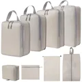 8 pcs beige