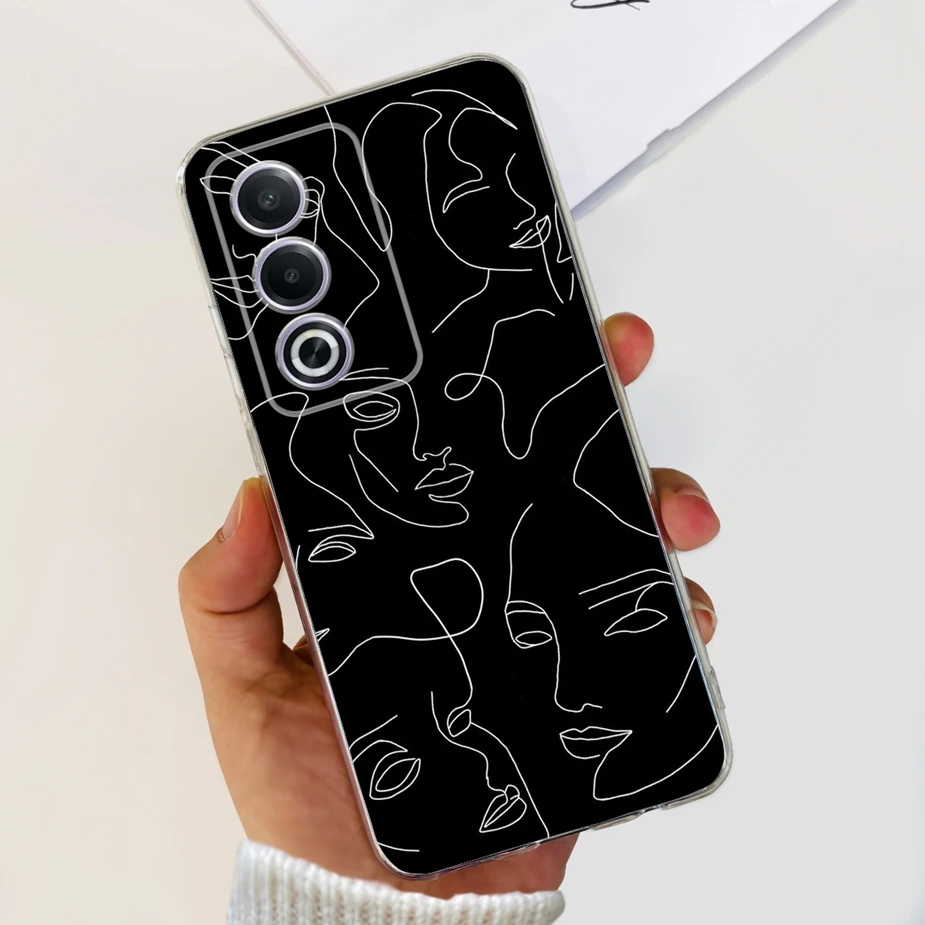 Luxury Flowers Painted Soft Silicone Phone Case - Elegant Bumper Cover