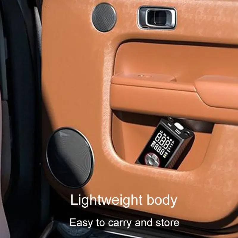 Smart Portable Car Air Pump Digital Display Multi-Function Inflator For Car Tire / Motorcycle Bicycle Tires / Basketball ATJ-004
