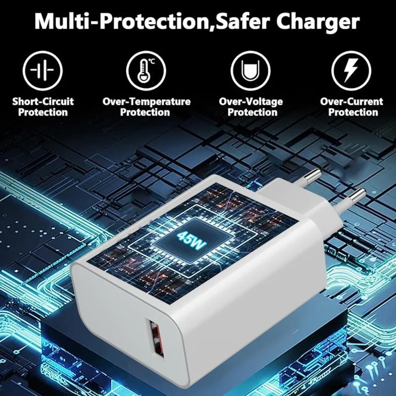 Xiaomi 33W Fast Turbo Charge USB-C Travel Adapter Cable