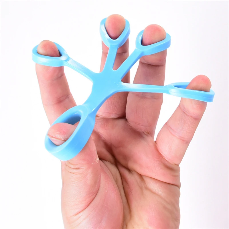 

3Pcs Finger Grip Silicone Ring Exerciser Adhd Relax Toy Decompression Anxiety Fidget Brinquedos Para Alívio Do Estresse
