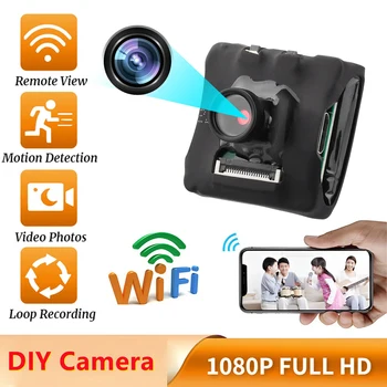 Mini telecamera HD 1080P Modulo fai da te Rilevazione movimento Telecamera WIFI Videocamera di videosorveglianza Registrazione in loop Supporto Visualizzazione remota