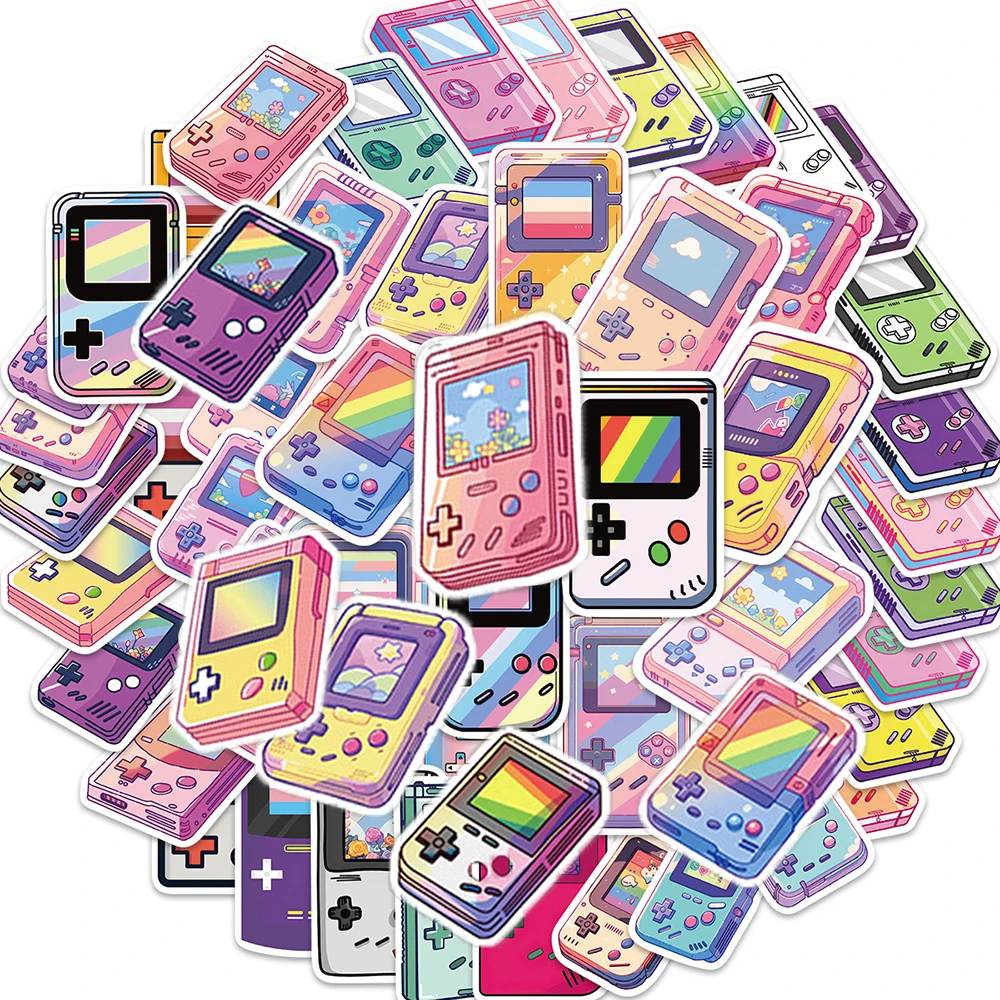 

10/50Pcs Cartoon Cute Game Machine Varied Graffiti Stickers DIY Travel Luggage Guitar Laptop Notebook Backpack Decoration Decals