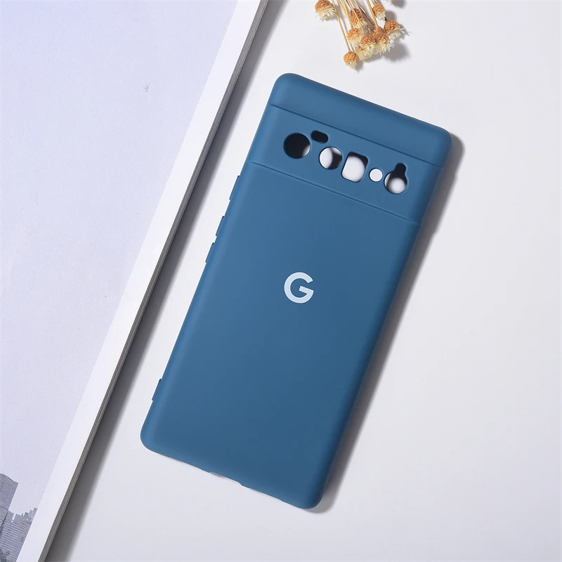 Premium Liquid Silicone Shockproof Case - Soft Solid Color Bumper Cover