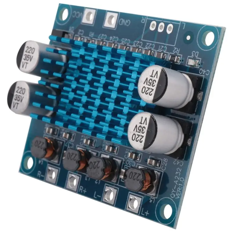 X64A-8Pcs TPA3110 XH-A232 30W+30W 2.0 채널 디지털 스테레오 오디오 전력 증폭기 보드 DC 8-26V 3A