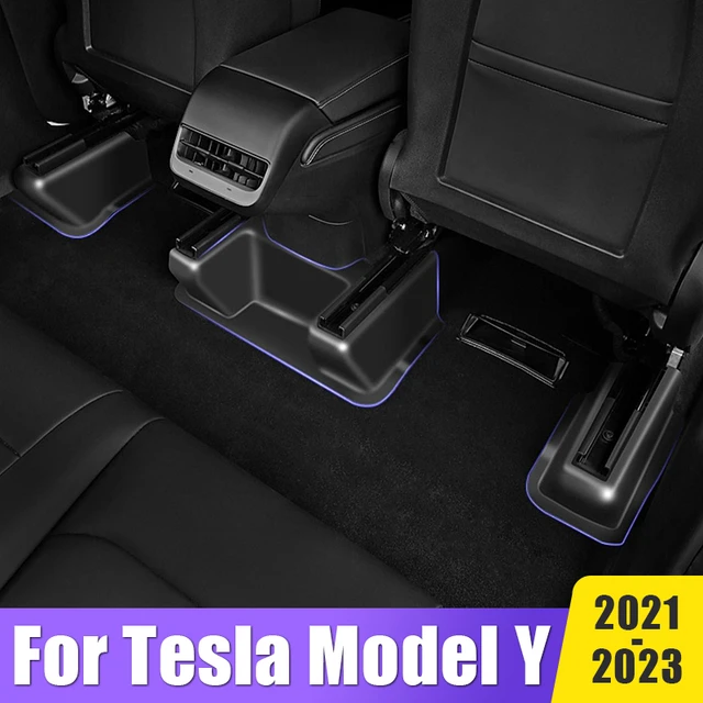 2023 Tesla Door Sill Guard For Tesla Model 3 Y 2022 2021 ABS Carbon Fiber  Pattern Threshold Strip Sticker Interior Accessories - AliExpress