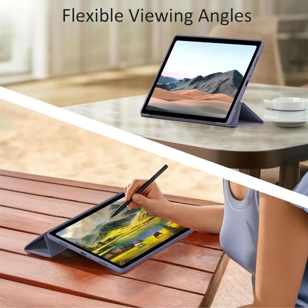 Magnetic Flip Smart Cover with Soft Silicone Stand