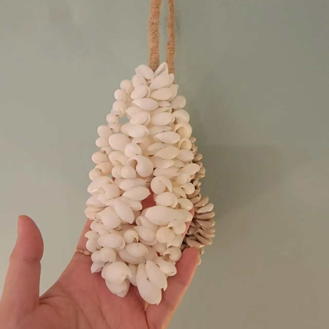 Bohemian Round Sea Shell Dreamcatcher