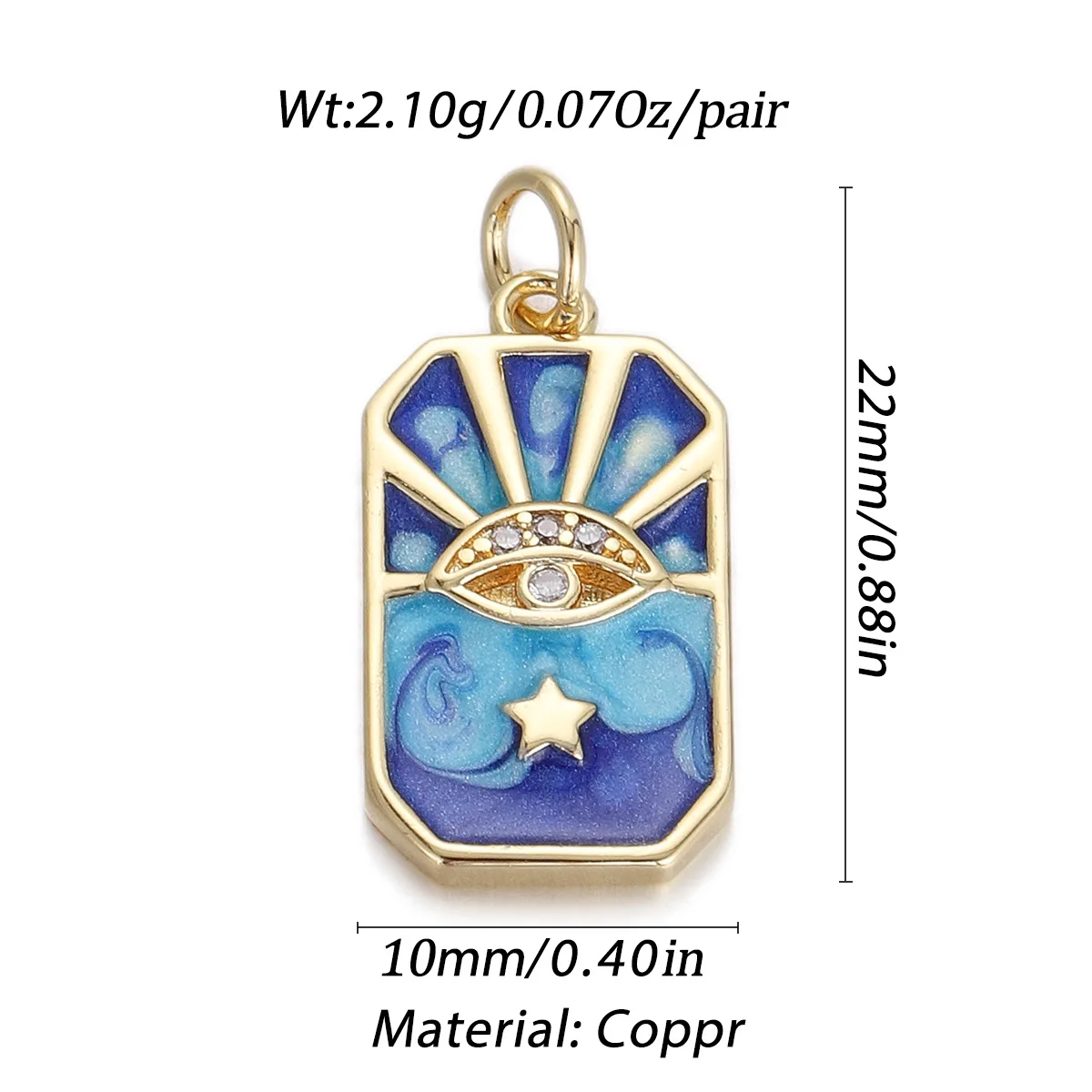 Stylish Chic Customizable Hypoallergenic Drop Oil Heart Pendant Handmade DIY Jewelry Accessories 11
