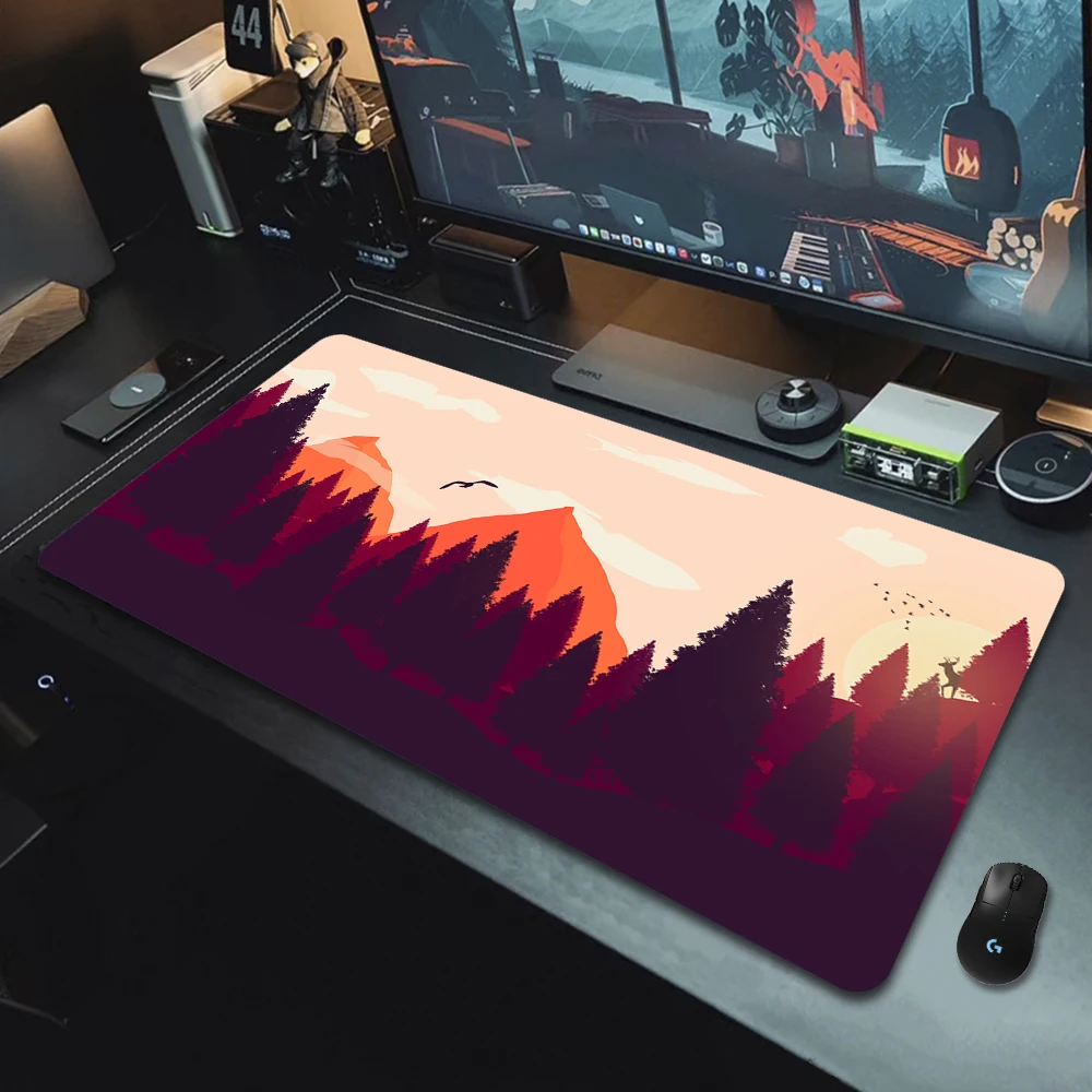 FirewatchForestGamerMousePadGamingMousepadSpeedDeskMatLaptop