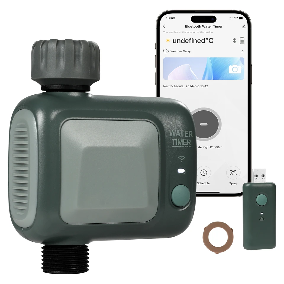 Smart WiFi Hose Faucet Water Timer with App Control