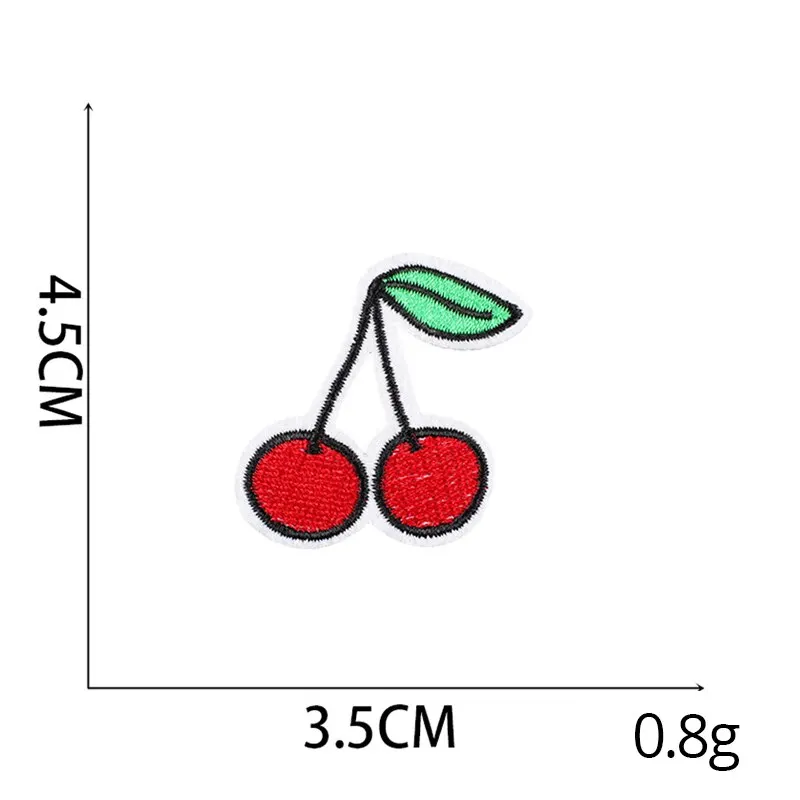 Clothing Patches Cartoon Fruit Patches Thermoadhesive Patches Cute Animal Patch Iron on Embroidery on Clothes Applique