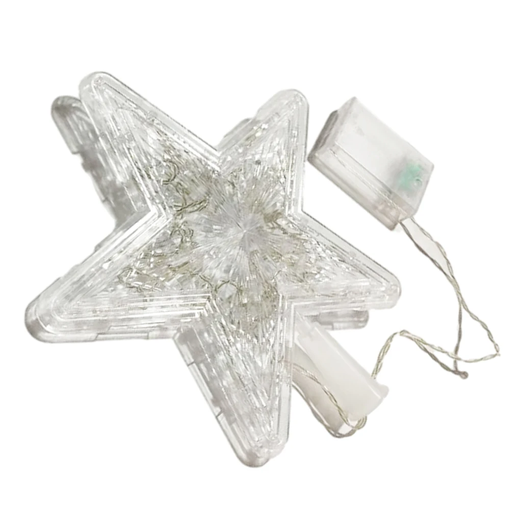 

ABS Star Christmas Tree Topper Light Cute Decorative Office Hotel Lamp